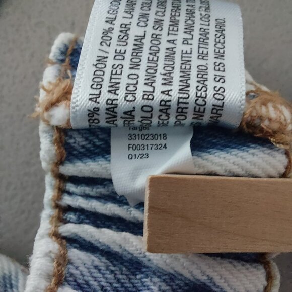 Wild Fable Denim Bra Top Size L Embroidery Floral Boho Festival Adjustable - Picture 8 of 13